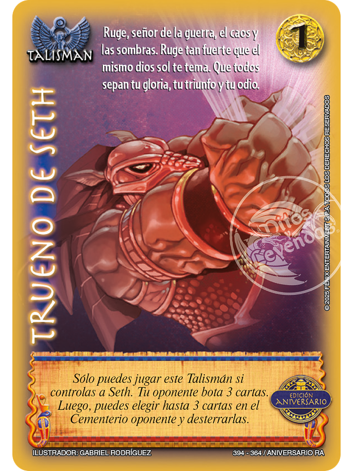 Trueno de Seth (Kit de Batalla Ra - aniversario) 1