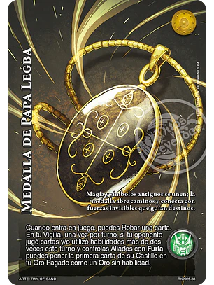 Medalla de Papa Legba
