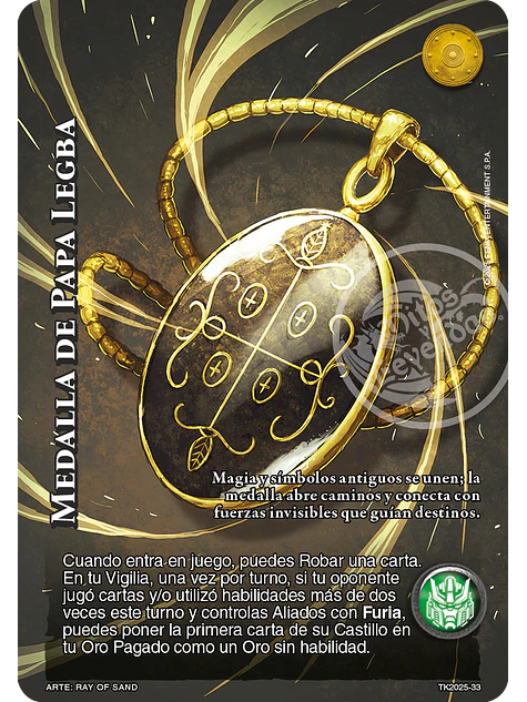 Medalla de Papa Legba 1