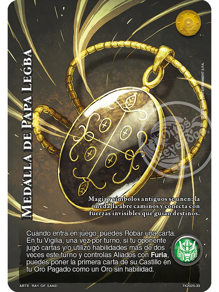 Medalla de Papa Legba 1