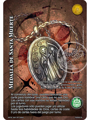 Medalla de Santa Muerte