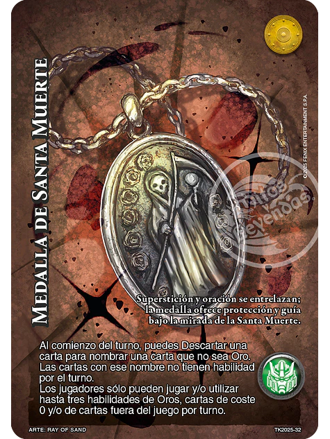 Medalla de Santa Muerte 1
