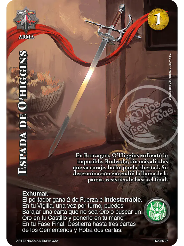 Espada de O'higgins 1