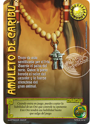 Amuleto de Caribu (TKPE26 - Espíritu)