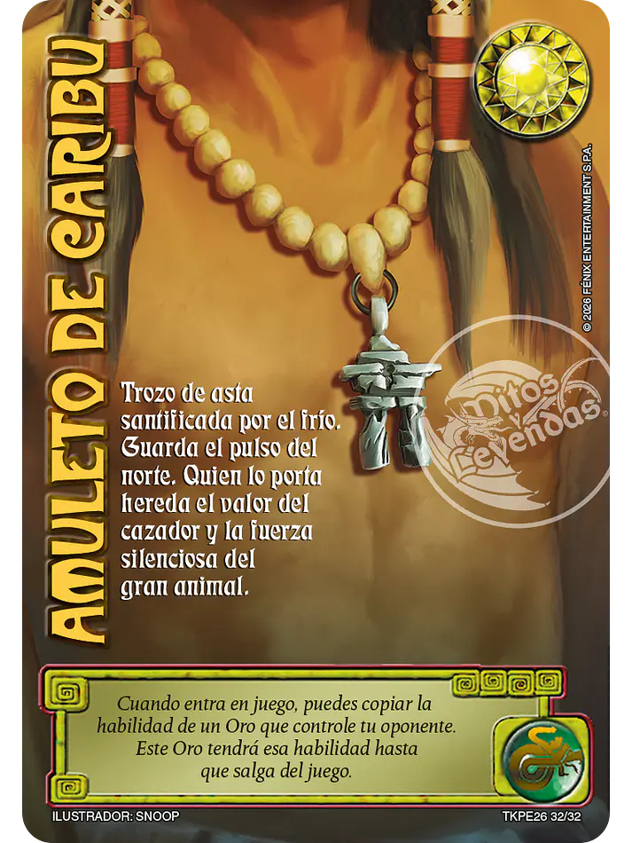Amuleto de Caribu (TKPE26 - Espíritu) 1