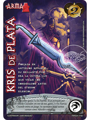 Kris de Plata (TKPE26 - Espíritu)