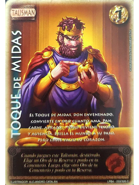 Toque de Midas (LPB 4.0 - Cortesana) 1