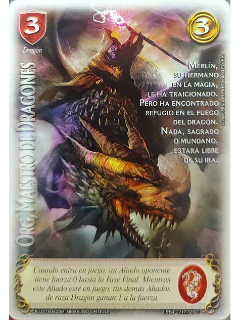 Org, Maestro de Dragones (LPB 4.0 - Cortesana) 1