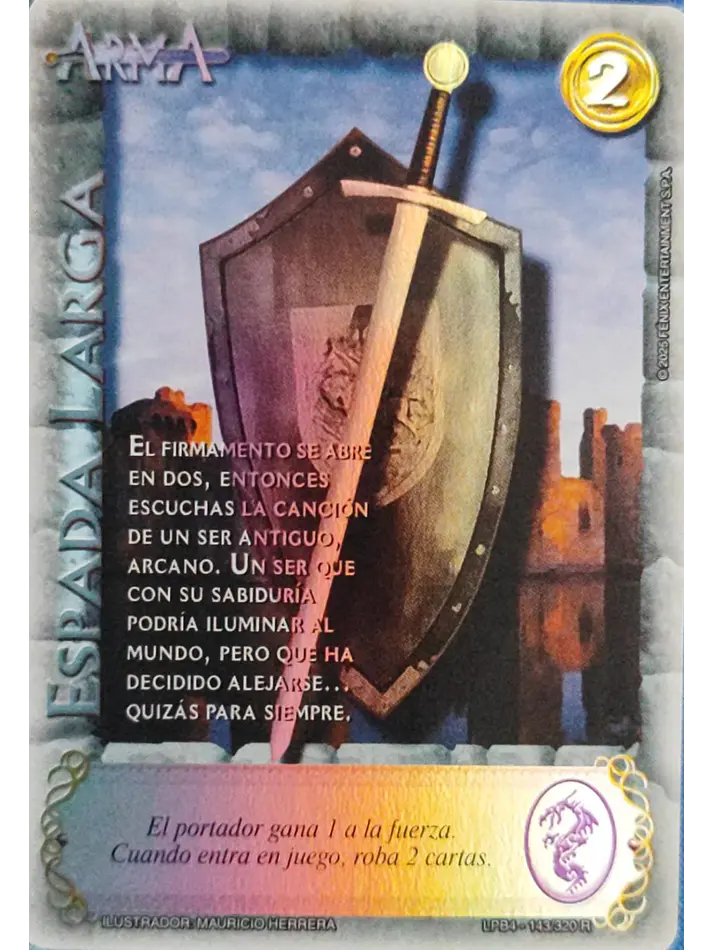 Espada Larga (LPB 4.0 - Real) 1