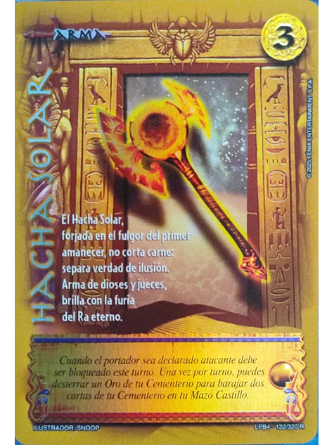 Hacha Solar (LPB 4.0 - Real) 1
