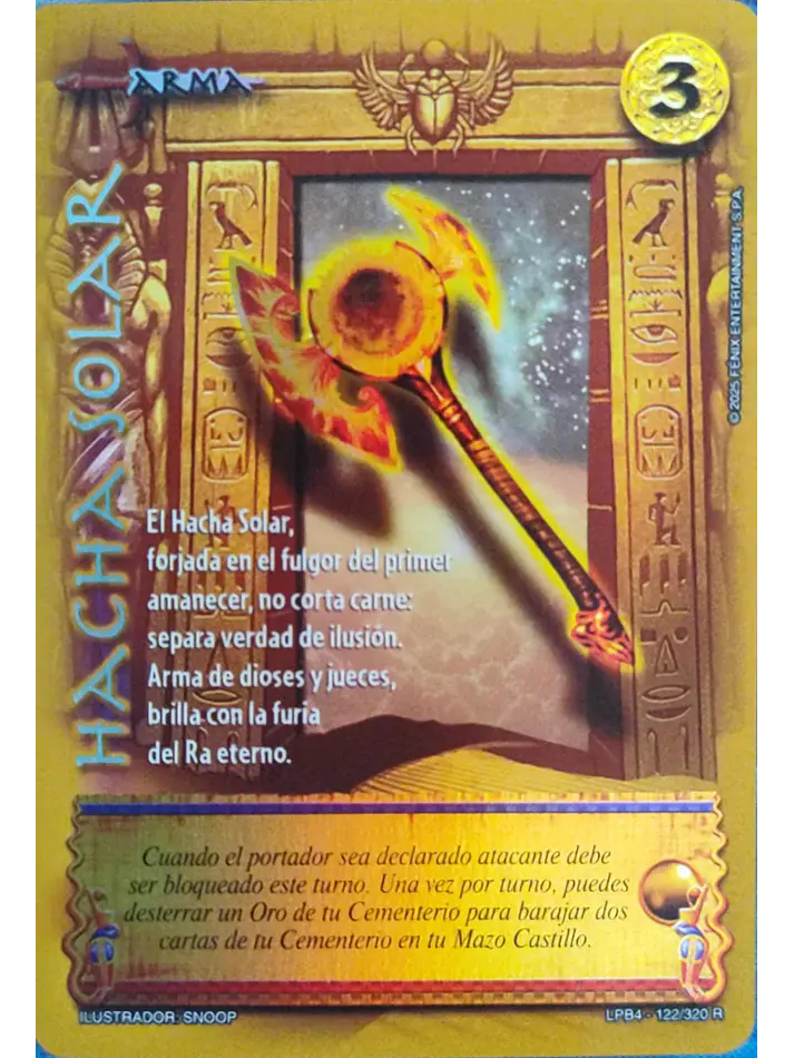 Hacha Solar (LPB 4.0 - Real) 1