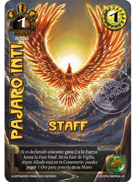 Pájaro Inti (Promocional - Staff) 1