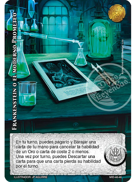 Frankenstein o el Moderno Prometeo 1