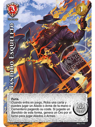 Bandido Esqueleto (Preconstruido Guerrero)
