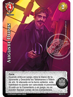 Auguste Dupin (Preconstruido Guerrero)