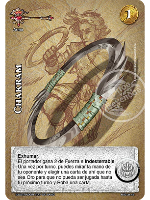 Chakram (Preconstruido Guerrero)
