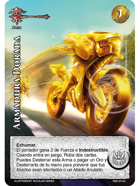 Armadura Dorada 1