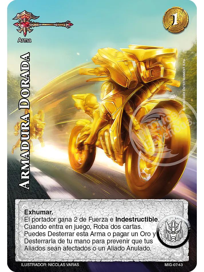 Armadura Dorada 1