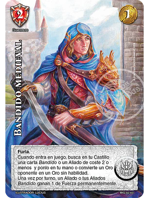 Bandido Medieval (Preconstruido Guerrero)