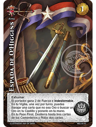 Espada de O'higgins (Preconstruido Guerrero)