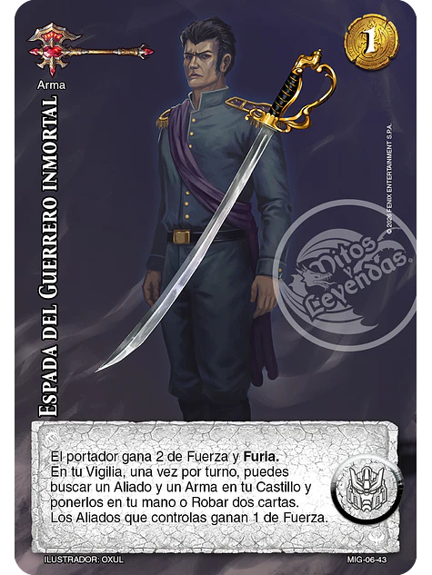 Espada del Guerrero Inmortal 1