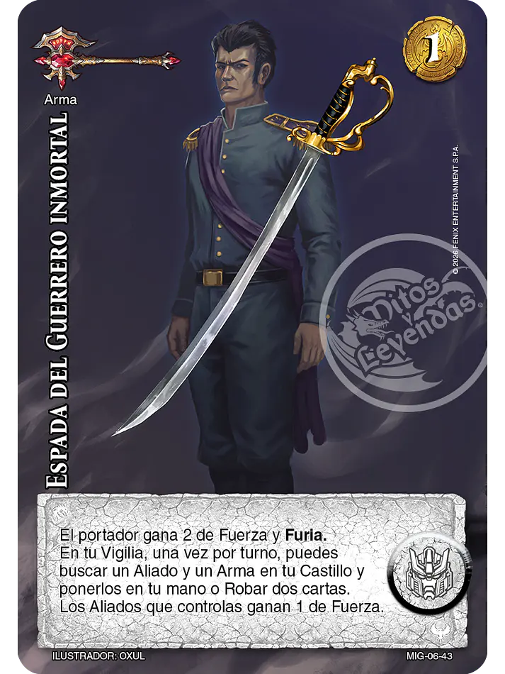 Espada del Guerrero Inmortal 1