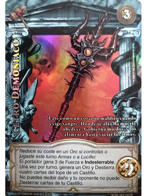 Cetro Demoniaco (Vigilantes - Real) 1