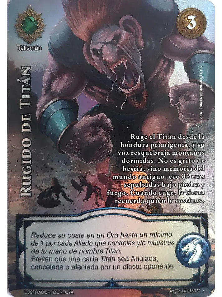 Rugido de Titán (Vigilantes - Vasalla Foil) 1