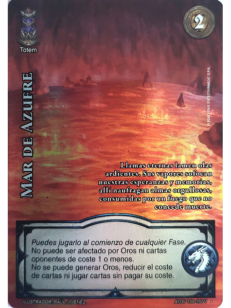 Mar de Azufre (Vigilantes - Vasalla Foil) 1