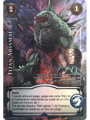 Titán Abismal (Vigilantes - Vasalla Foil)