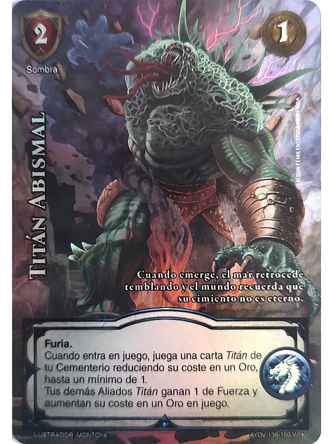 Titán Abismal (Vigilantes - Vasalla Foil) 1
