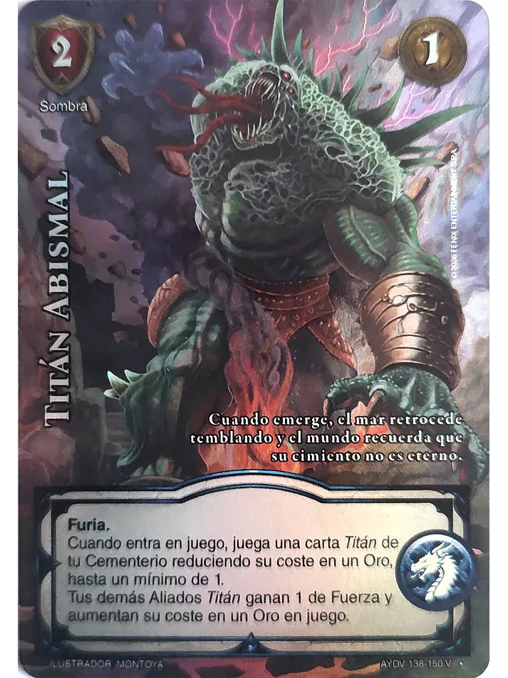 Titán Abismal (Vigilantes - Vasalla Foil) 1