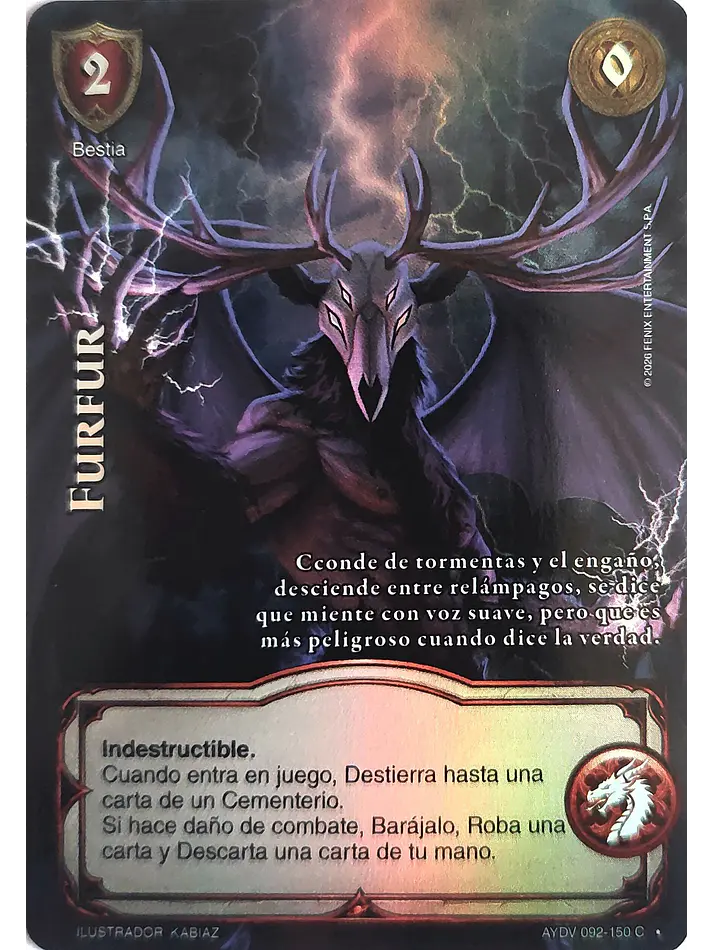 Furfur (Vigilantes - Cortesana Foil) 1