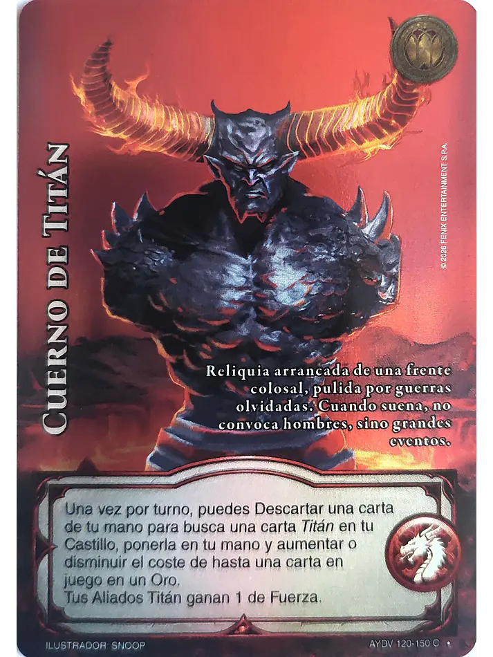 Cuerno de Titán (Vigilantes - Cortesana Foil) 1