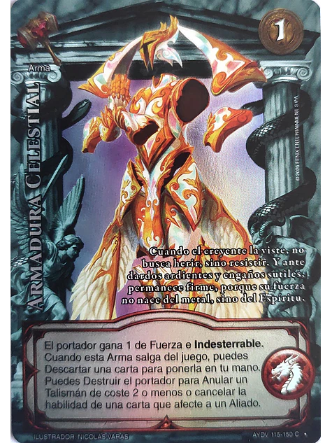 Armadura Celestial (Vigilantes - Cortesana Foil) 1