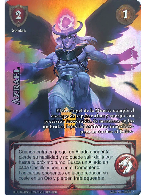 Azrael (Vigilantes - Cortesana Foil) 1