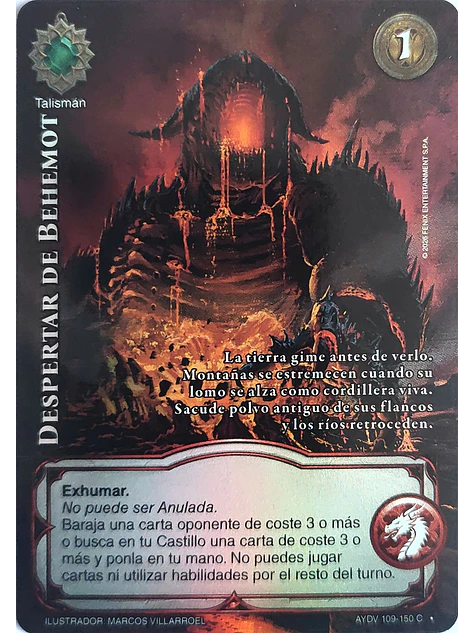Despertar de Behemot (Vigilantes - Cortesana Foil) 1