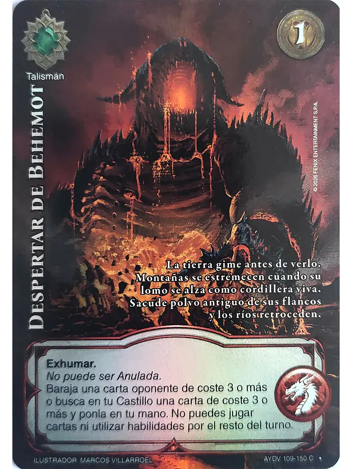 Despertar de Behemot (Vigilantes - Cortesana Foil) 1