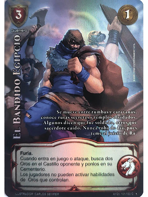 El Bandido Egipcio (Vigilantes - Cortesana Foil) 1