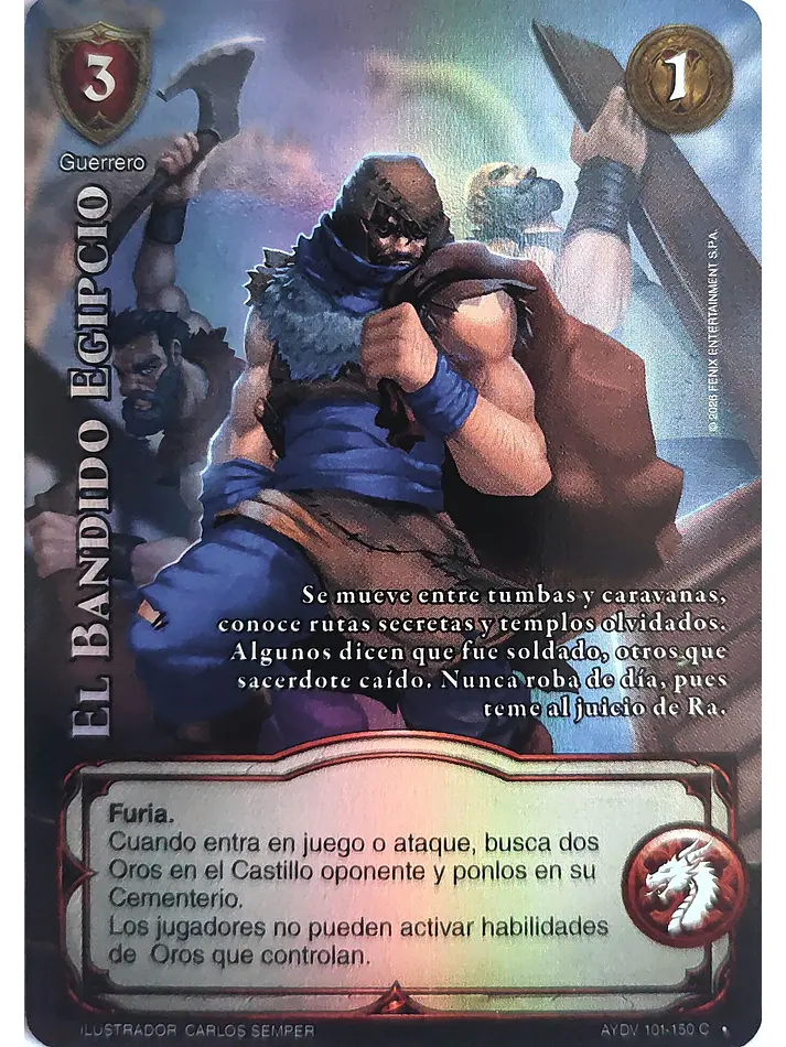 El Bandido Egipcio (Vigilantes - Cortesana Foil) 1