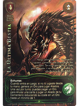 La Última Bestia (Kit Profecías)
