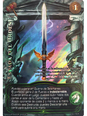 Espada del Orden (Kit de Batalla - Serafín)