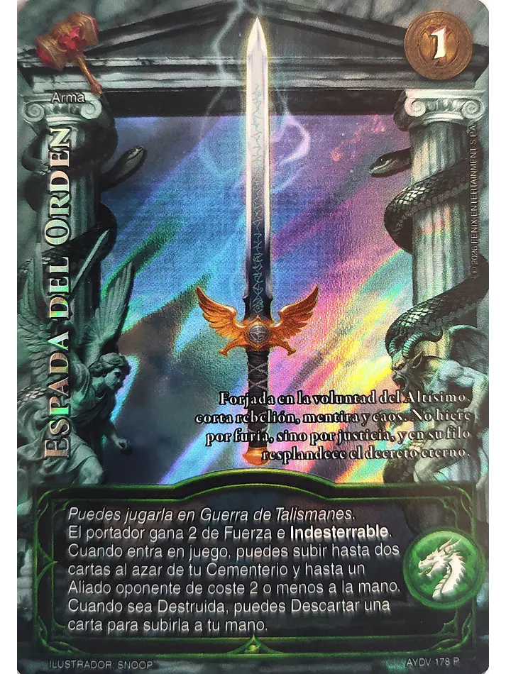 Espada del Orden (Kit de Batalla - Serafín) 1