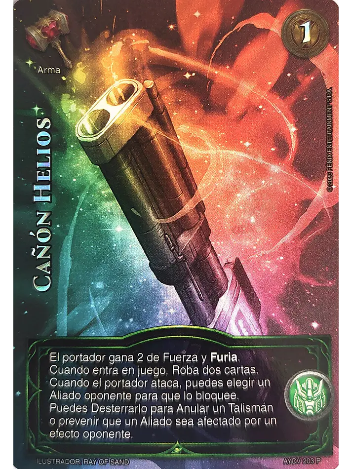 Cañón Helios (Kit Profecías) 1