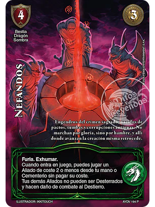 Nefandos (Kit Profecías)