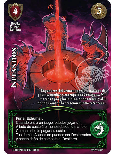 Nefandos (Kit Profecías) 1