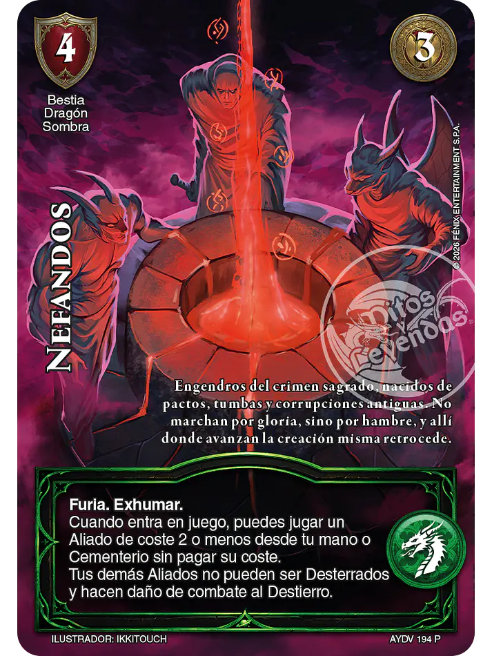 Nefandos (Kit Profecías) 1