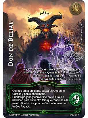 Don de Belial (Kit de Batalla - Belial)