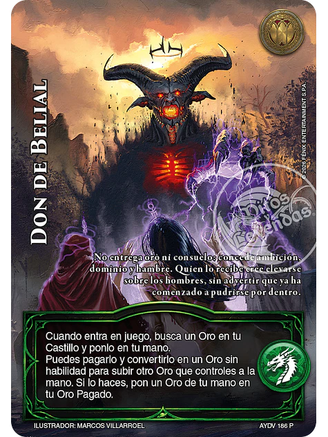 Don de Belial (Kit de Batalla - Belial) 1