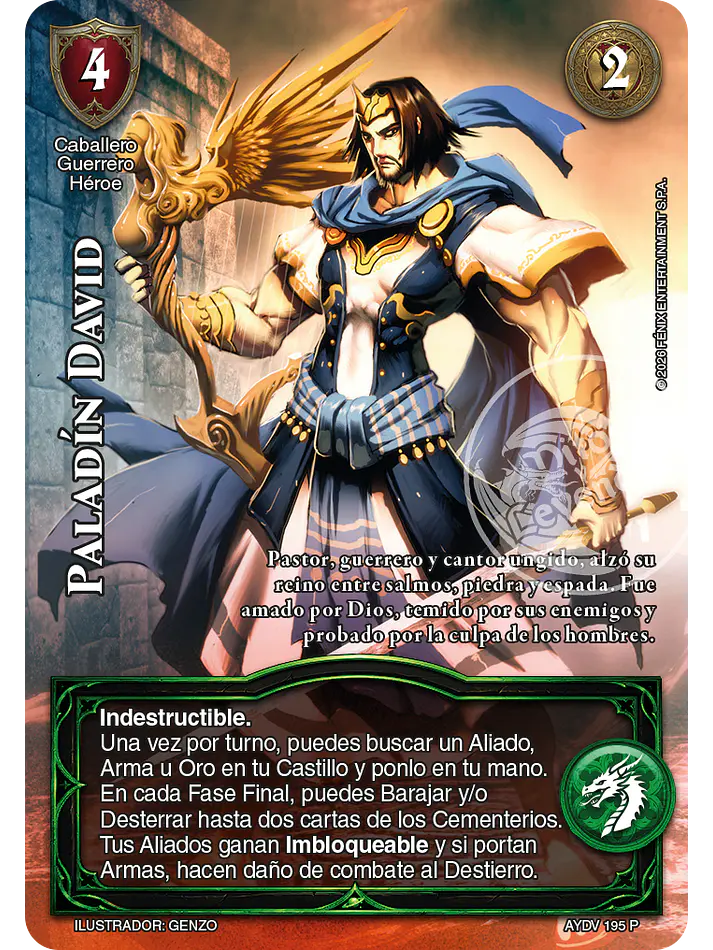 Paladín David (Kit Profecías) 1